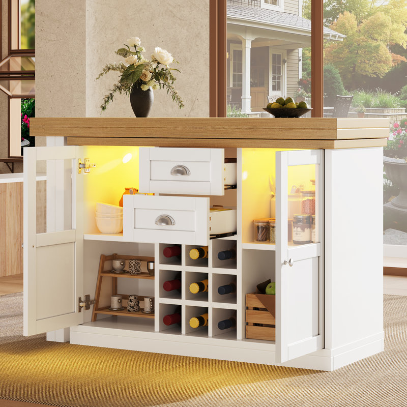 Kitchen Island, White