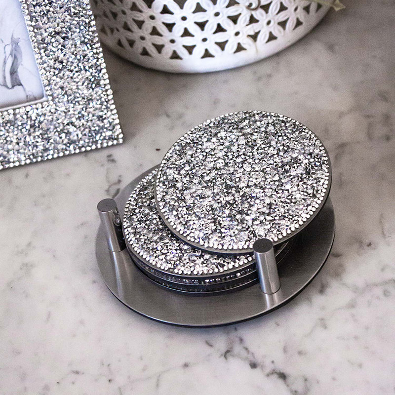 Luminous Coaster Set, Gray