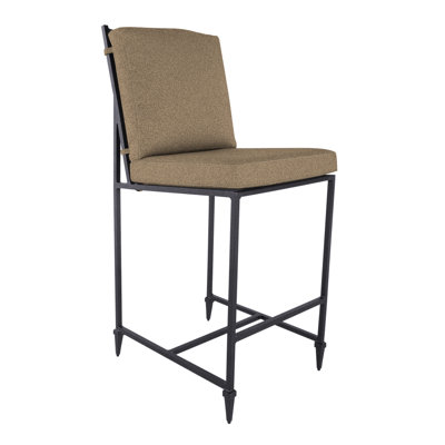 Kensington Aluminum Outdoor 29'' Bar Stool with Cushion