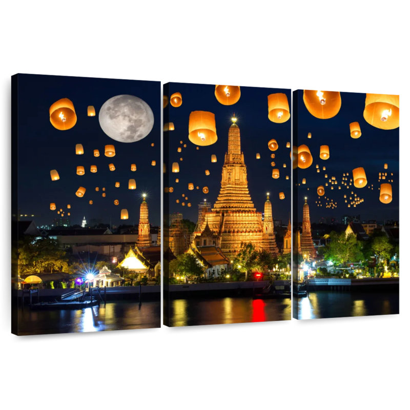 Lilie Yee Peng Lantern Festival, 32" H x 50" W
