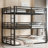 Queen Over Full Xl Over Queen Bunk Bed, Metal Triple Bunk Bed With Safety Guardrails, Heavy-Duty Bunk Bed With Noise-Reduced Design, Black-1682451408-1685476723