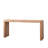 69" Console Table With Hand-Woven Straw
