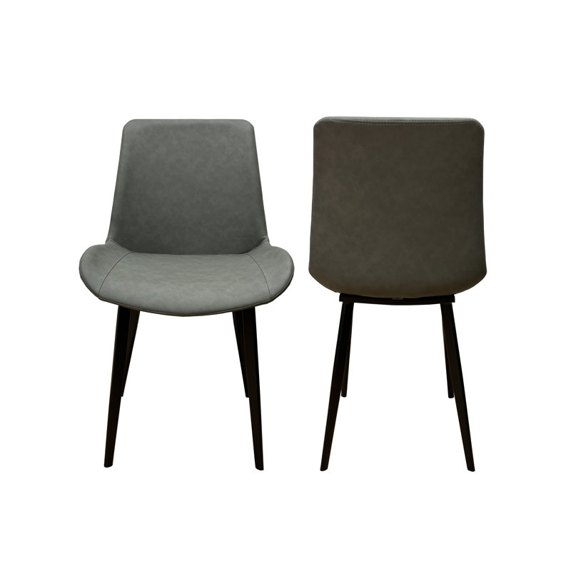 Chaise de salle à manger latérale - 498 - couleur grise
