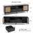 Heyer Large Wood Rattan TV Stand for TVs up to 75" with LED Light and Charging Station, Coastal Media Console Table, Multimedia Storage Furniture with 2 Drawers, Lighting TV Cabinet-87490486