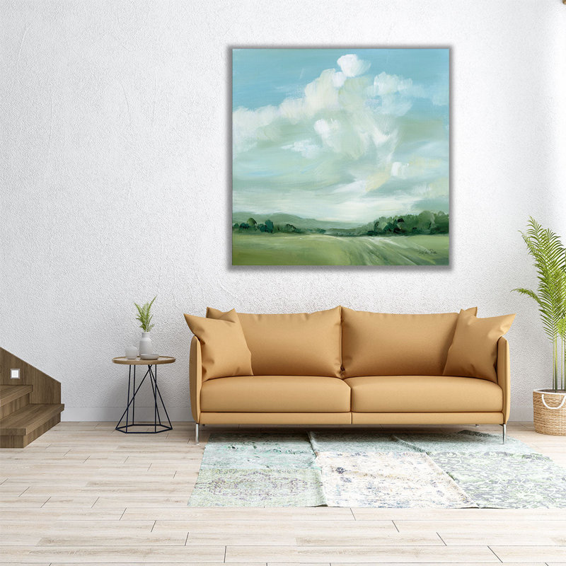 Summer Clouds - Canvas Print Wall Art, 12" H x 12" W