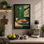 Sushi Platter Deco Art Deco - Wrapped Canvas-1618028752-1618028754