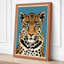 Leopard Gaze Modern - Wrapped Canvas-824118393-824118368