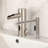 Cairo Brushed Nickel Sensor Faucet and Soap Dispenser Combo Sleek Touchless Restroom Convenience