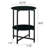 Ixchell Glass Top End Table-440873627