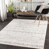 Morse Southwestern Gray/Ivory Area Rug