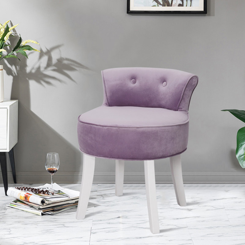 Accent Stool, light purple