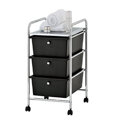 Urban Lifestyle 3 Tier Storage Cart, Black