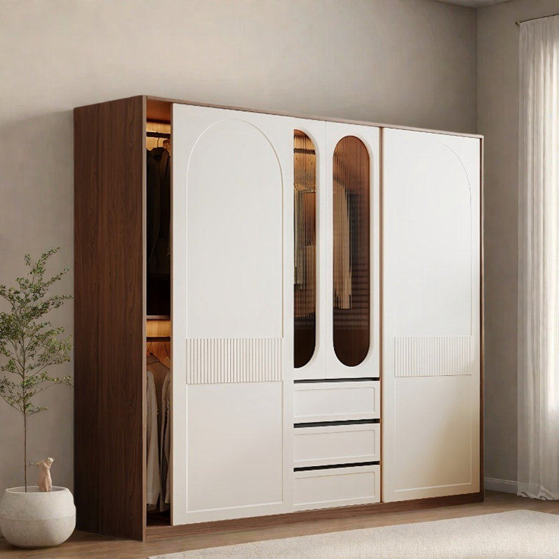 Garde-robe simple à pousser, H 78,74 po x l 78,74 po x P 23,62 po