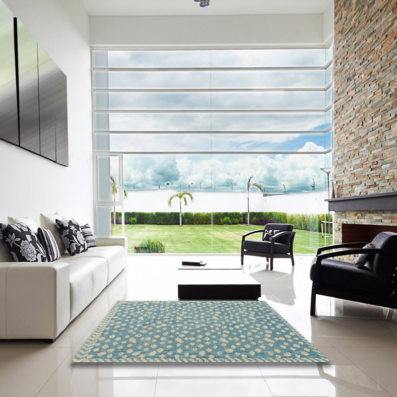 Tapis abstrait moderne 5178, Carré 5 pi