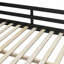 Lit mezzanine en bois avec tablettes multiples de rangement et éclairage RVB-2013282710