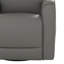 Fauteuil inclinable et pivotant manuel moderne en cuir végétalien souple de 30,7 po de largeur-1518494935