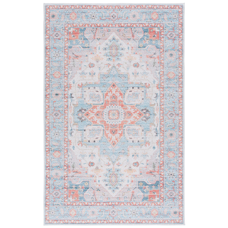 Wealdstone Performance Machine Washable Oriental Rug, Rectangle 4' x 6'