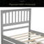 Lit plateforme simple avec lit gigogne-269206377