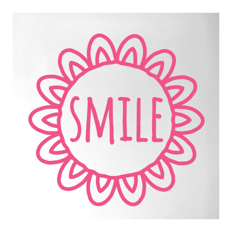 Plants & Flowers Wall Decal, Pink