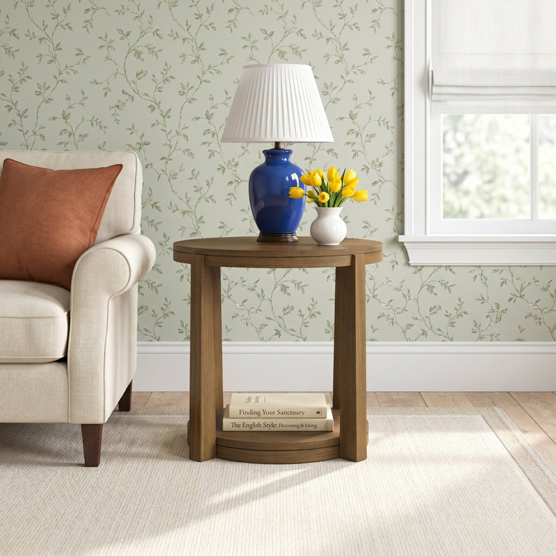 Cherine Solid Wood End Table