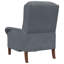 Fauteuil vidaXL en velours gris foncé-1178589470