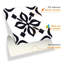 Marjorelle Black and White Moroccan Wall Tile Sticker Set 15cm x 15cm PVC -2035997252