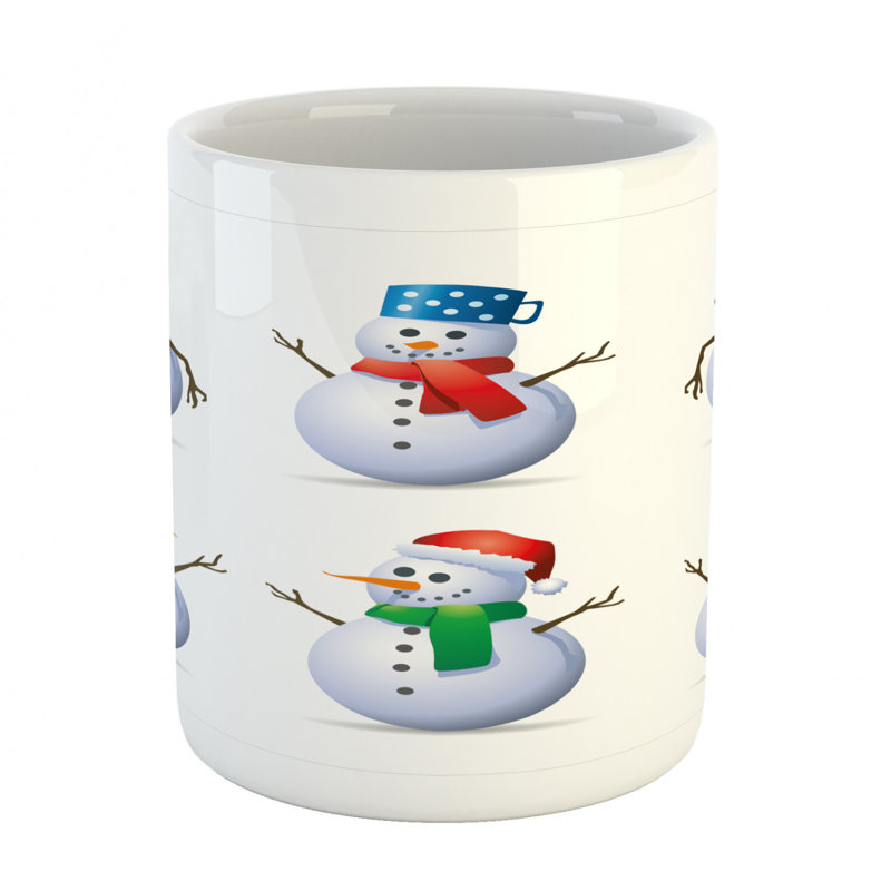 Grande tasse à café snow