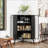 Cabinets, Modern 3-Tier Corner Storage with Tempered Glass Doors, Removable Shelves &amp; Metal Frame | Space-Saving Organizer for Bathroom, Kitchen, Bedroom | Modern | Steel,Tempered Glass
