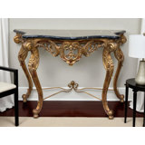 Rosia 49.61 in. Marble Console Table