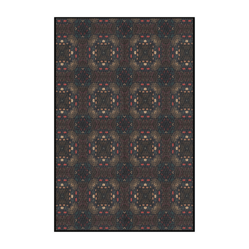 Tapis noir, Rectangle 5 pi x 7 pi