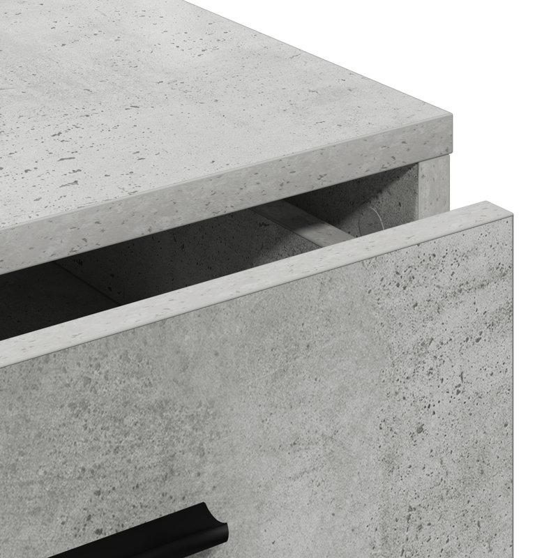 40cm Sideboard, Concrete Grey