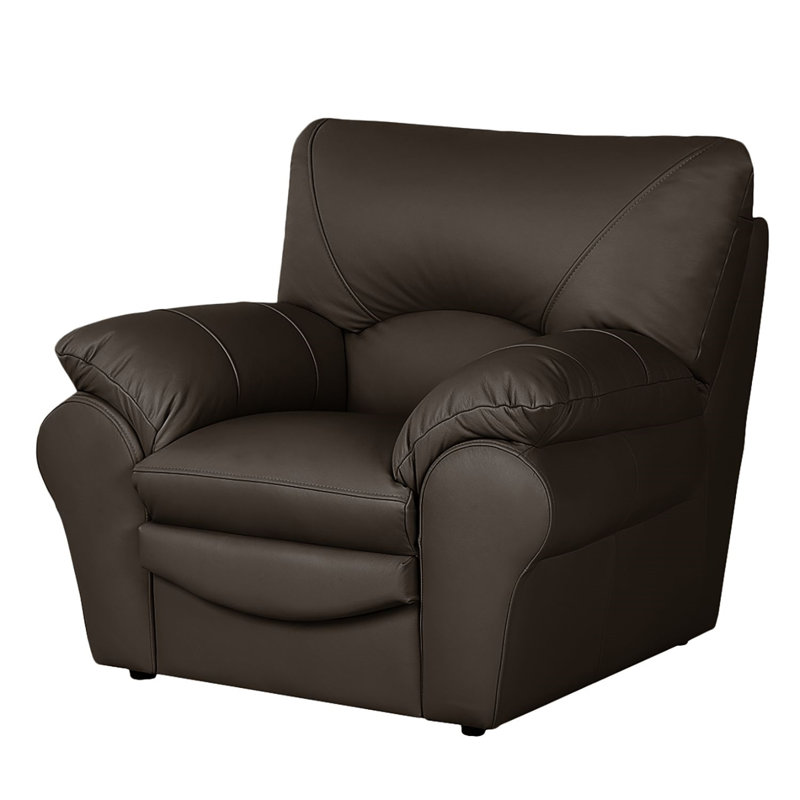 Heppman Leather Armchair, Brown