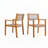 Acacia Wood Outdoor Rattan Chairs