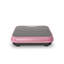 Machine d'exercice à plaque vibrante pour tout le corps, plateforme de remise en forme compacte avec ABS et plateforme en caoutchouc, rose rouge