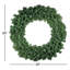 Couronne de Noël artificielle épinette Colorado - 60 pouces non éclairée