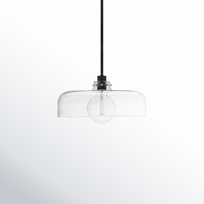 Villa 1 - Light Dome Pendant, Black