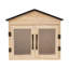 Bibliothèque en bois 16,5 po x 16,9 po x 11 po