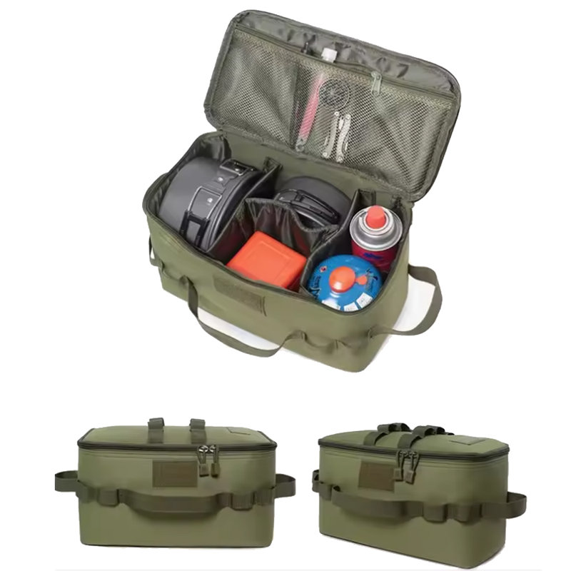 Sac de rangement pour camping Sac à main de grande capacité pour réservoir de gaz de camping pour camping, Vert