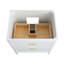 Meuble-lavabo simple autoportant de 30 po avec comptoir et dosseret pré-assemblés-130531665