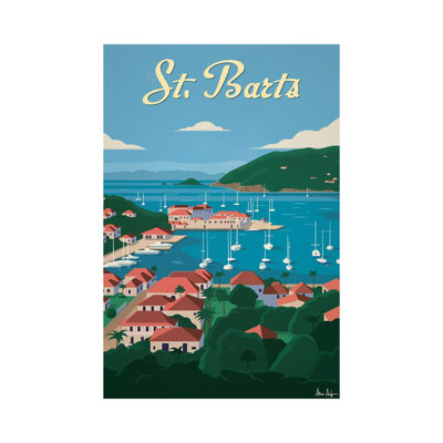 Saint-Barth - impression sur toile tendue