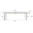 Rectangular Extendable Outdoor Dining Table , 108.3 " W 39.4 " D-744090641