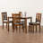 4 - Person Four Leg Dining Set-839251179-839251178
