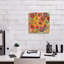 Toile épique Graffiti «Sun Poppies 2» par Cheryl Warrick, 12 po x 12 po-383938969