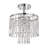 Silsbee Crystal Semi Flush Mount