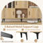 81cm H x 120cm W Metal Bookcase