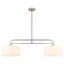 Lustre cylindrique linéaire à 2 lumières pour îlot de cuisine-816344600