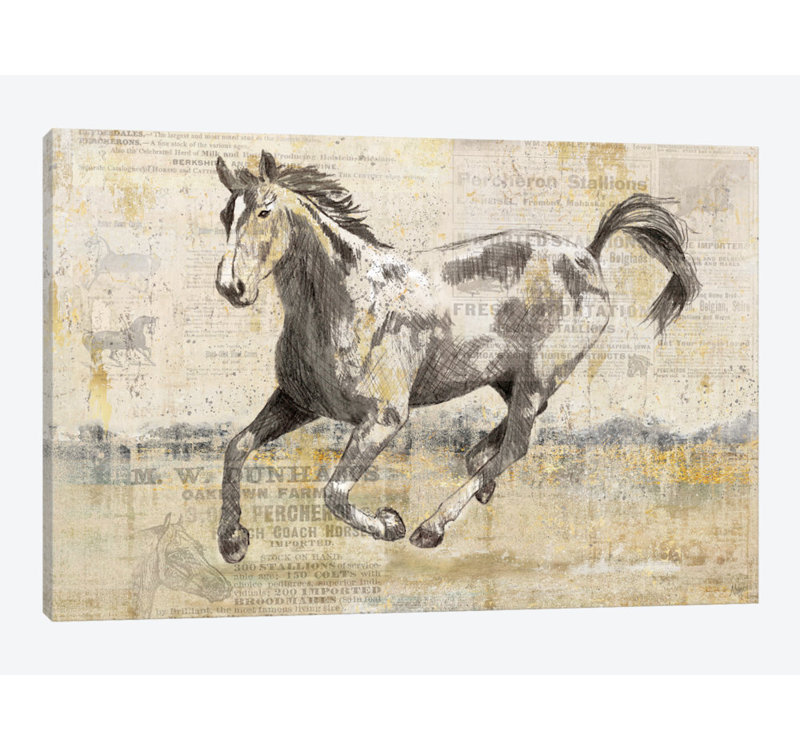 French Country, 26" H x 40" W x 1.5" D, Wrapped Canvas, No Mat