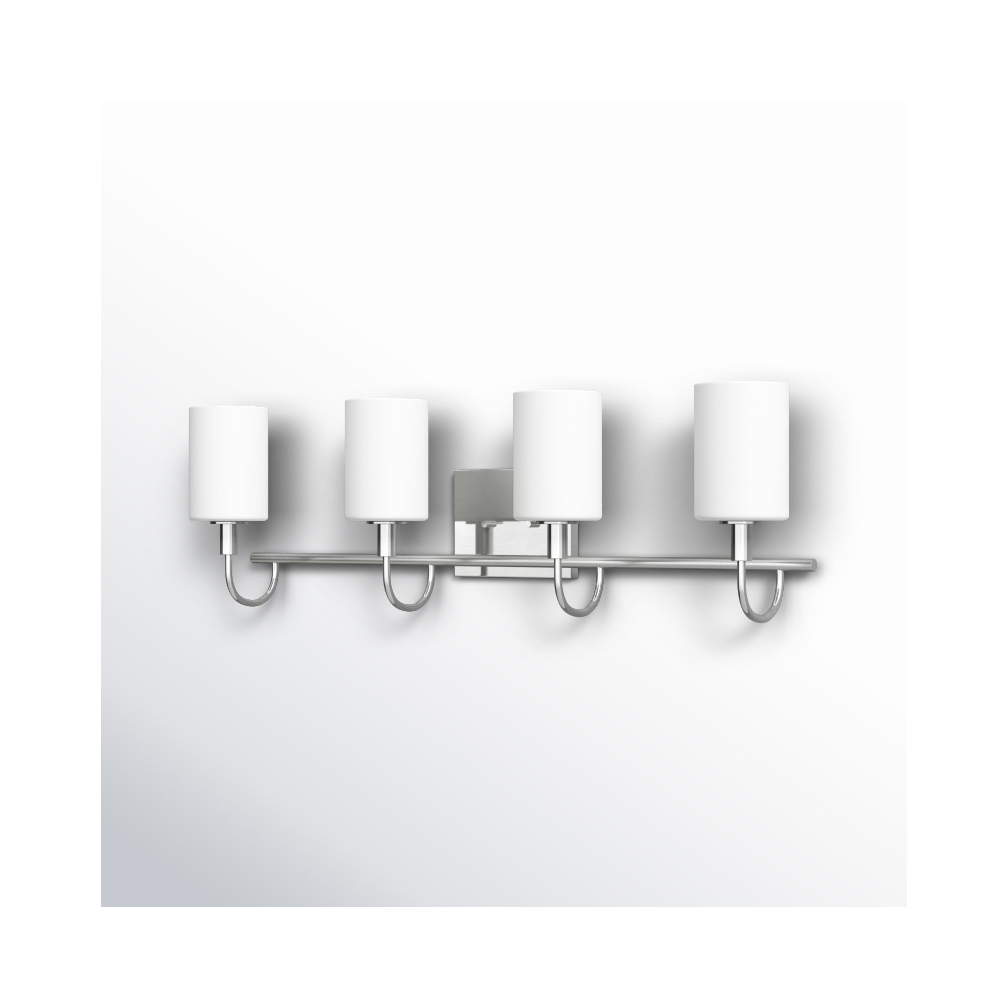 Rowley 4-Light Dimmable Vanity Light, Brushed Nickel
