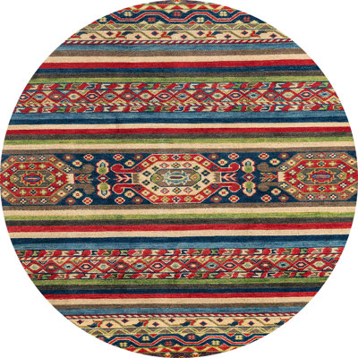 Wool Abstract Indoor Rug