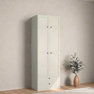 Garde-robe simple de couleur unie